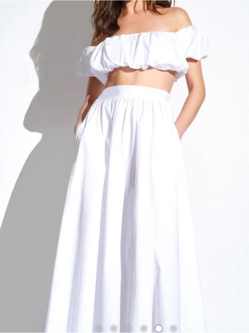 Poplin cropped top - Women tops
